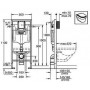 Інсталяція Grohe Rapid SL 3 в 1 для підвісного унітазу 38772001