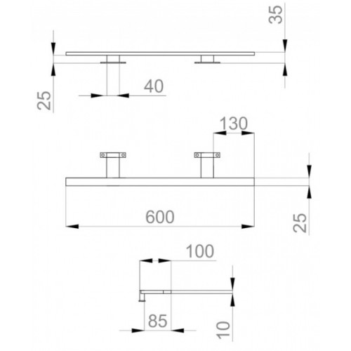 Светильник Sanwerk LED "SMART" PL 60 см LV0000108