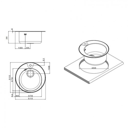 Кухонна мийка Apell Circum Decor CIVIFRIAC