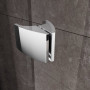 Душові двері Ravak PIVOT PDOP 1 - 80 Transparent, білий профіль, безпечне скло, 03G40100Z1