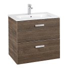 Тумба с умывальником Roca Victoria Basic 60 см, кедр A855854423