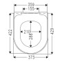 Сидіння для унітазу з функцією slow closing VILLEROY&BOCH OMNIA ARCHITECTURE 98M9C101