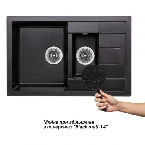 Кухонна мийка Lidz 780x495/200 BLM-14 (LIDZBLM14780495200)