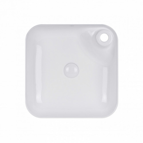 Раковина-чаша Qtap Stork 43x43x12 White с донным клапаном QT15112194W