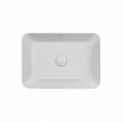Раковина-чаша Qtap Virgo 49x35x11 White с донным клапаном QT18112261W