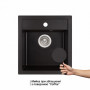 Кухонна мийка Qtap CS 5046 Black (QT5046BLA404)