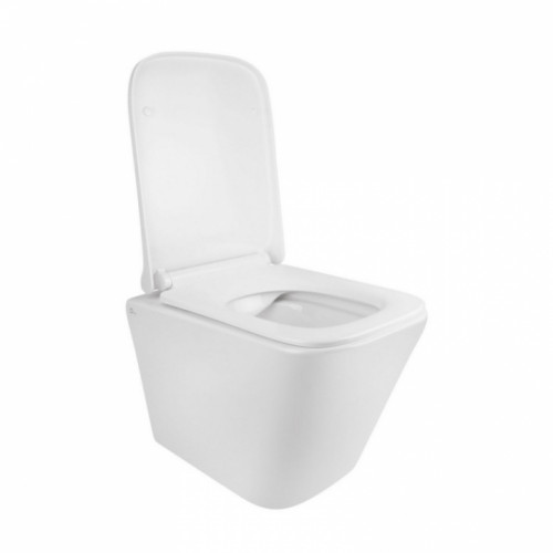 Унітаз підвісний Qtap Tern безободковий із сидінням дюропласт soft-close QT1733052ERW