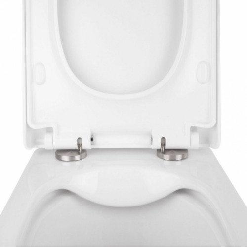 Унітаз підвісний Qtap Tern безободковий із сидінням дюропласт soft-close QT1733052ERW