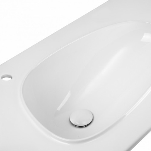 Раковина Qtap Virgo 80x48x16,7 White з донним клапаном QT1811FL8128BLW