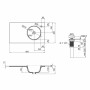 Раковина Qtap Virgo 80x46x30 White с донным клапаном QT1811FL8130ARRW