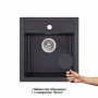 Кухонна мийка Qtap CS 5046 Beton (QT5046BET502)