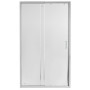 Душевая дверь в нишу Qtap Taurus CRM2012-13.C6 120-130x185 см, стекло Clear 6 мм, покрытие CalcLess TAUCRM201213C6