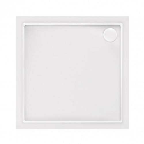 Душовий піддон Qtap Tern 309912C 90x90x12 см + сифон
