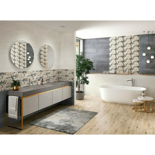 Плитка стеновая Cersanit Gracia White Flower SAT 20x60x8.5 TWZZ1114135994