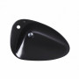 Раковина-чаша Qtap Leo 69,5x46x11,5 Matt black з донним клапаном QT1111A089TMB