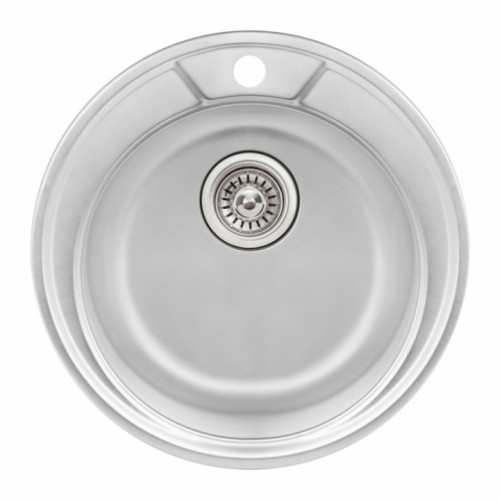 Кухонная мойка Qtap D490 Micro Decor 0,8 мм (QTD490MICDEC08)