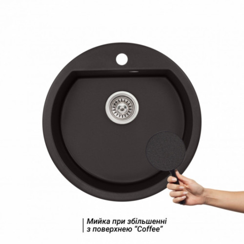 Кухонна мийка Qtap CS D510 Coffee (QTD510COF551)