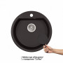 Кухонна мийка Qtap CS D510 Coffee (QTD510COF551)