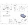 Раковина Miraggio France 600 Глянец, 0000199