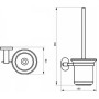 Ершик туалетный Qtap Liberty ANT 1157