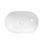 Раковина-чаша Qtap Leo 58,5x38x18 White з донним клапаном QT1111A028W