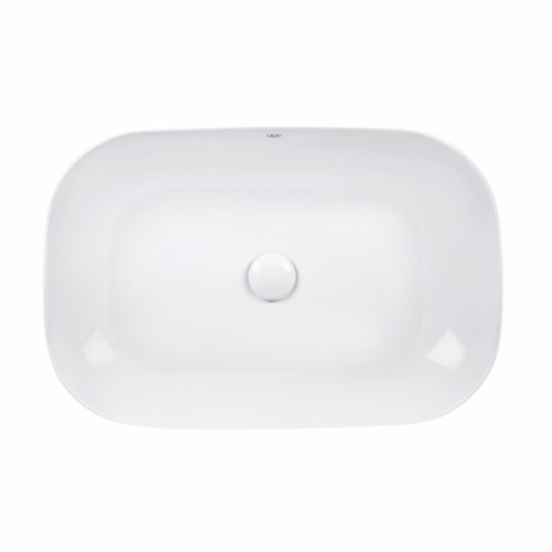 Раковина-чаша Qtap Robin 610x400x145 White з донним клапаном (QT13112143PW)