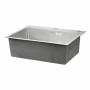 Набір 4 в 1 Qtap кухонна мийка D6045 2.7/1.0 мм Satin + змішувач + сушарка + дозатор для миючого засобу