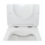 Унитаз подвесной Qtap Jay WHI 5176 безободковый с сидением дюропласт soft-close QT07335176W