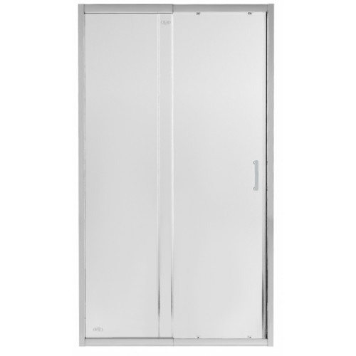 Душевая дверь в нишу Qtap Taurus CRM2011-12.C6 110-120x185 см, стекло Clear 6 мм, покрытие CalcLess TAUCRM201112C6