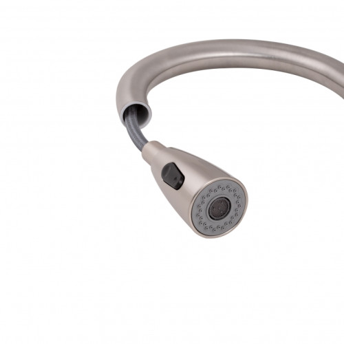 Смеситель для кухни Lidz Aria 015FL с выдвижным изливом (k35) LDARI015FLNKS34945 Nickel