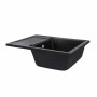 Кухонна мийка Qtap CS 6450 Black (QT6450BLA404)