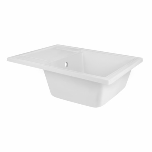 Кухонна мийка Qtap CS 6450 White (QT6450WHI650)
