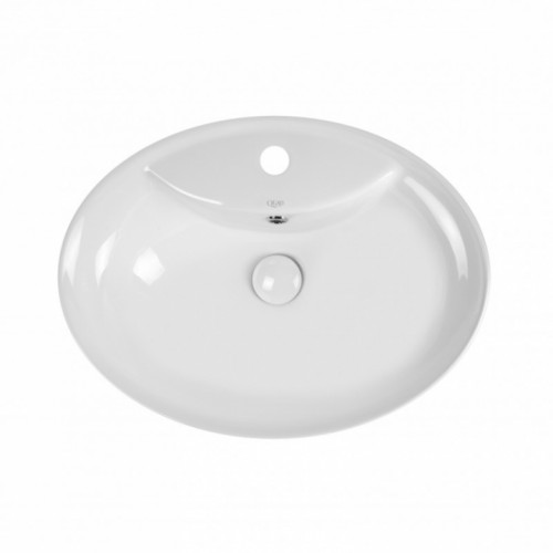 Раковина Qtap Stork 54,6x40,6x18 White с донным клапаном QT1511L737W