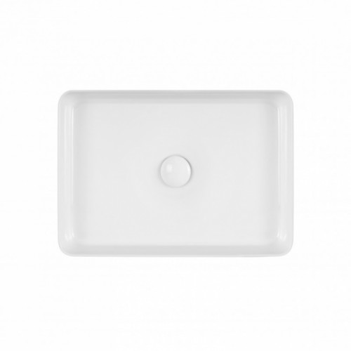 Раковина-чаша Qtap Tern 50x35x14,5 White з донним клапаном QT1711A055W