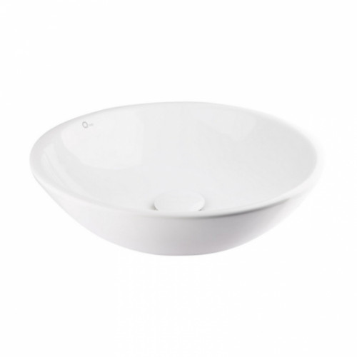 Раковина-чаша Qtap Owl 40x40x15,5 White с донным клапаном QT1911K53W