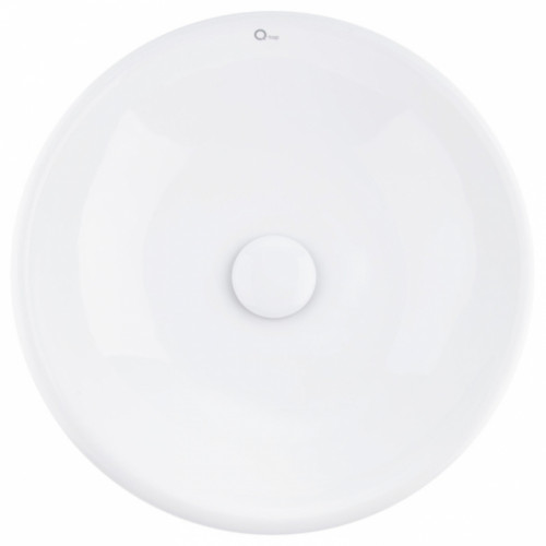 Раковина-чаша Qtap Owl 40x40x15,5 White с донным клапаном QT1911K53W