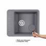 Кухонна мийка Qtap CS 6250 Grey (QT6250GRE471)