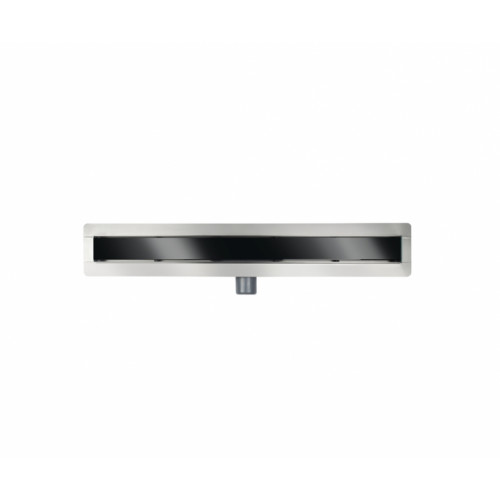 Лінійний душовий трап BESCO Virgo Black 80