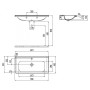 Меблева раковина CREAVIT IDEAL 90x45см ID090-00CB00E-0000