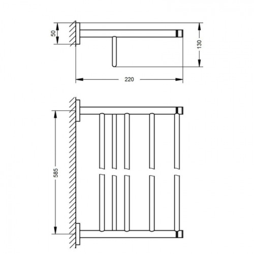 Полочка Qtap Liberty ORO 1122