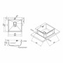 Кухонна мийка Qtap DK5050 2.7/1.0 мм Satin (QTDK50502710)