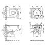 Унитаз подвесной Qtap Robin New безободковый с сиденьем Soft-close QT1333046EUQW