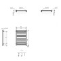 Рушникосушка Terma  Marlin One 780x530 WWMRN078053KS95E1P