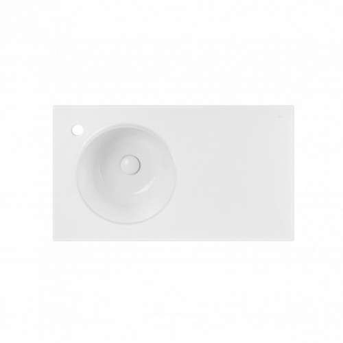 Раковина Qtap Virgo 80x46x30 White з донним клапаном QT1811FL8130ALLW