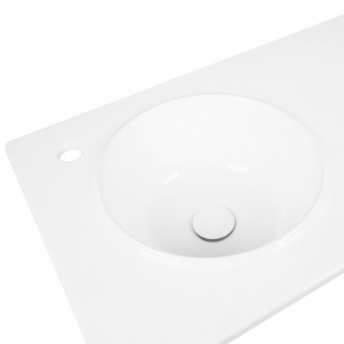 Раковина Qtap Virgo 80x46x30 White з донним клапаном QT1811FL8130ALLW