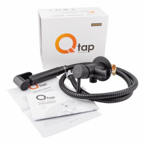 Набор для гигиенического душа Qtap Inspai-Varius V00440001 BLA скрытого монтажа