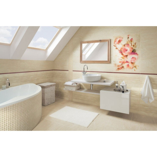 Панно Paradyz Coraline Tulipany бежевый 60x60 PRZ14002