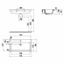 Раковина мебельная CREAVIT IPEK 79.6x44.8см IP080-00CB00E-0000
