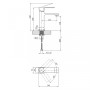 Смеситель для раковины Kroner KRP Harz - C010