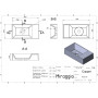 Умывальник Miraggio Copper 400 Матовый